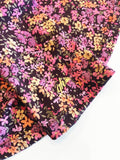 Vintage Floral Mini Twister Skirt