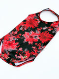 Red Dahlia Floral Halter