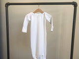 Baby J Sleeper:  Pure White