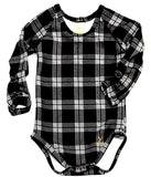 Black Plaid RUCHED