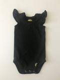 Black Ruffles Onesie