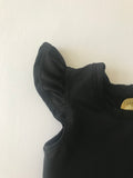 Black Ruffles Onesie