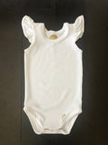 White Ruffles Onesie