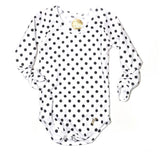 Black & White Polkadot RUCHED
